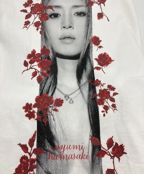 KEITA MARUYAMA（ケイタマルヤマ）KEITA MARUYAMA (ケイタマルヤマ) 浜崎あゆみ コラボプリントTシャツ ホワイト サイズ:4の古着・服飾アイテム