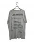 MM6 Maison Margiela (エムエムシックスメゾンマルジェラ) バックプリントTシャツ グレー サイズ:M：8000円