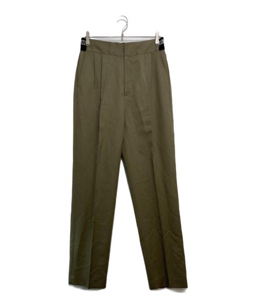 AMBUSH（アンブッシュ）AMBUSH (アンブッシュ) ウエストロゴスラックス カーキ サイズ:2の古着・服飾アイテム