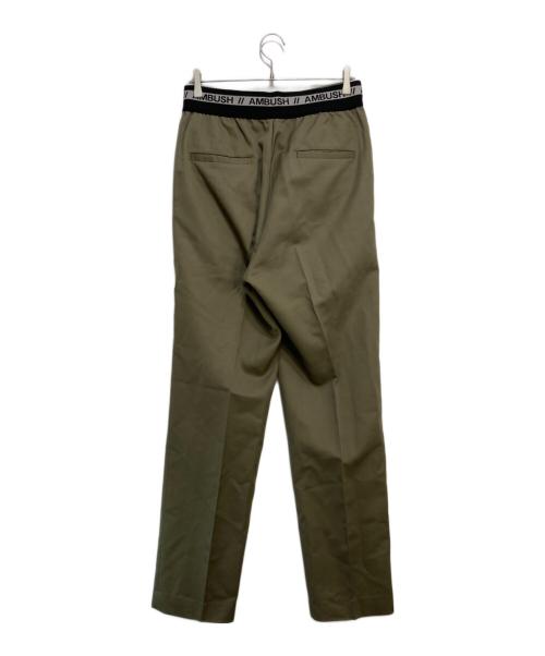 AMBUSH（アンブッシュ）AMBUSH (アンブッシュ) ウエストロゴスラックス カーキ サイズ:2の古着・服飾アイテム