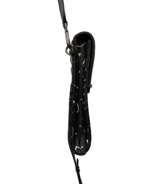 JIMMY CHOO（ジミーチュウ）JIMMY CHOO (ジミーチュウ) eric haze (エリック・ヘイズ) Poggy (ポギー) コラボショルダーバッグ ブラック×ホワイトの古着・服飾アイテム