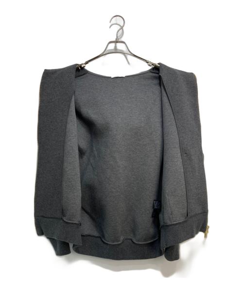 EVERYDAY I LIKE.（エヴリデイ アイ ライク）EVERYDAY I LIKE. (エヴリデイ アイ ライク) Oversized ジップ フーディー グレー サイズ:記載なしの古着・服飾アイテム