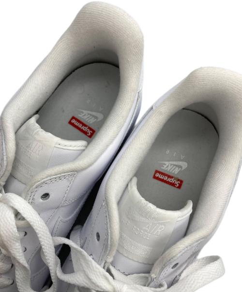 NIKE（ナイキ）NIKE (ナイキ) SUPREME (シュプリーム) Air Force 1 Low エアフォース1 ホワイト サイズ:30の古着・服飾アイテム