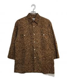 Needles（ニードルズ）の古着「レオパード柄シャツ」｜ブラウン