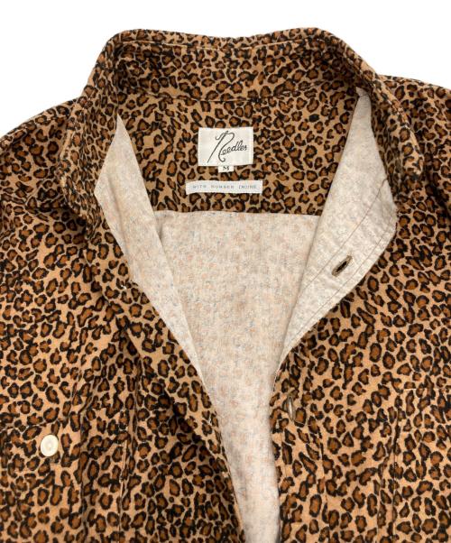 Needles（ニードルズ）Needles (ニードルズ) レオパード柄シャツ ブラウン サイズ:Mの古着・服飾アイテム