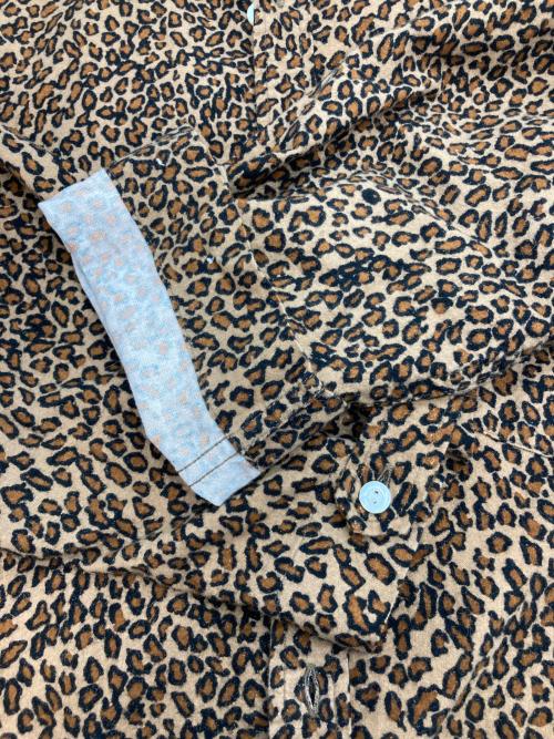 Needles（ニードルズ）Needles (ニードルズ) レオパード柄シャツ ブラウン サイズ:Mの古着・服飾アイテム