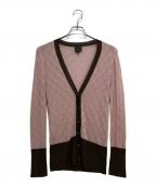 FENDIフェンディ）の古着「ニットカーディガン」｜ピンク