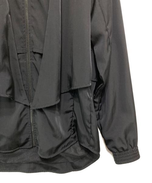 cottweiler（コットワイラー）cottweiler (コットワイラー) デザインナイロンジャケット ブラック サイズ:Lの古着・服飾アイテム