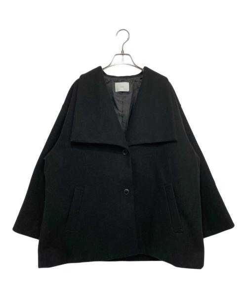 HARE（ハレ）HARE (ハレ) ウーリーテックミドルコート ブラック サイズ:FREEの古着・服飾アイテム