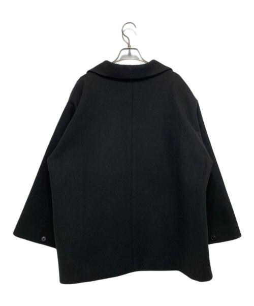 HARE（ハレ）HARE (ハレ) ウーリーテックミドルコート ブラック サイズ:FREEの古着・服飾アイテム