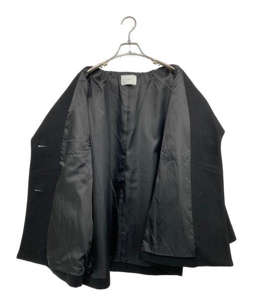 HARE（ハレ）HARE (ハレ) ウーリーテックミドルコート ブラック サイズ:FREEの古着・服飾アイテム