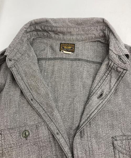 BIG YANK（ビッグヤンク）BIG YANK (ビッグヤンク) ブラックシャンブレーシャツ グレー サイズ:15の古着・服飾アイテム