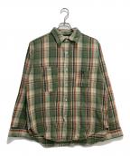 BIG YANKビッグヤンク）の古着「1942 PLAID FLANNEL SHIRT」｜グリーン
