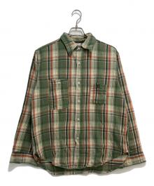 BIG YANK（ビッグヤンク）の古着「1942 PLAID FLANNEL SHIRT」｜グリーン