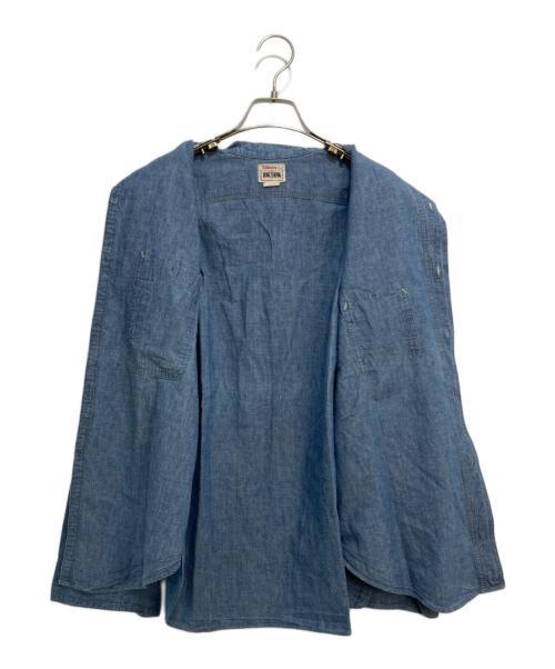 BIG YANK（ビッグヤンク）BIG YANK (ビッグヤンク) 1942シャンブレーワークシャツ インディゴ サイズ:15の古着・服飾アイテム