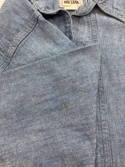 BIG YANK（ビッグヤンク）BIG YANK (ビッグヤンク) 1942シャンブレーワークシャツ インディゴ サイズ:15の古着・服飾アイテム
