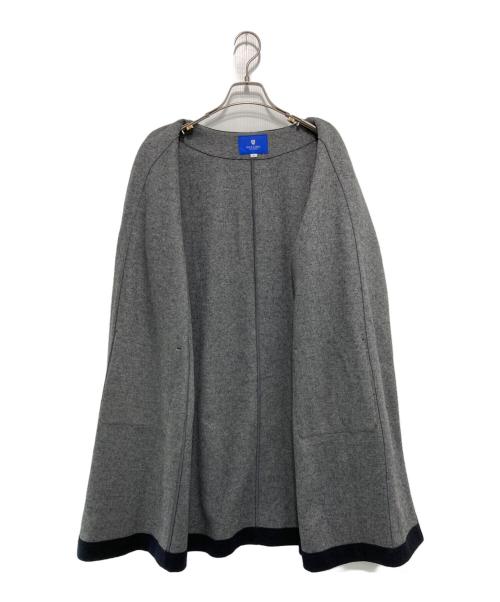 BLUE LABEL CRESTBRIDGE（ブルーレーベルクレストブリッジ）BLUE LABEL CRESTBRIDGE (ブルーレーベルクレストブリッジ) ノーカラーコート ネイビー サイズ:38の古着・服飾アイテム