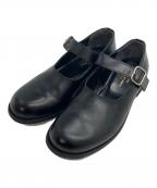 tricot COMME des GARCONSトリココムデギャルソン）の古着「レザーシューズ」｜ブラック