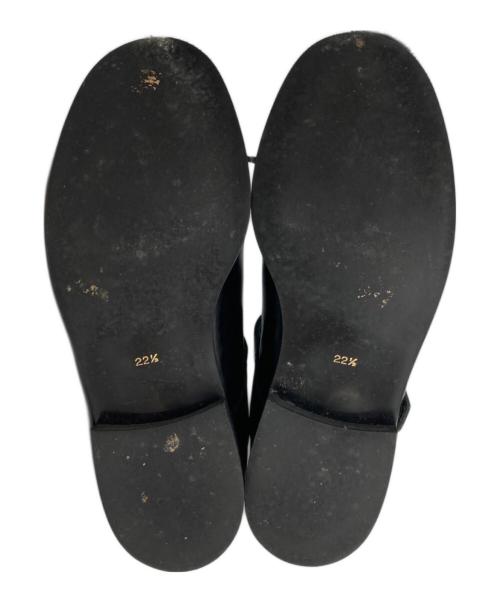 tricot COMME des GARCONS（トリココムデギャルソン）tricot COMME des GARCONS (トリココムデギャルソン) レザーシューズ ブラック サイズ:22.5の古着・服飾アイテム
