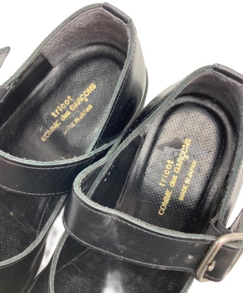 tricot COMME des GARCONS（トリココムデギャルソン）tricot COMME des GARCONS (トリココムデギャルソン) レザーシューズ ブラック サイズ:22.5の古着・服飾アイテム