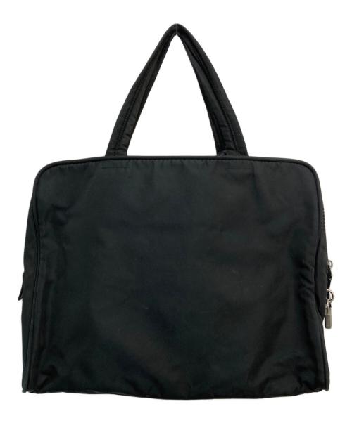 PRADA（プラダ）PRADA (プラダ) ナイロントートバッグ ブラックの古着・服飾アイテム