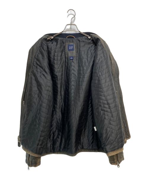 GAP（ギャップ）GAP (ギャップ) 00’s レザージャケット ブラウン サイズ:XLの古着・服飾アイテム