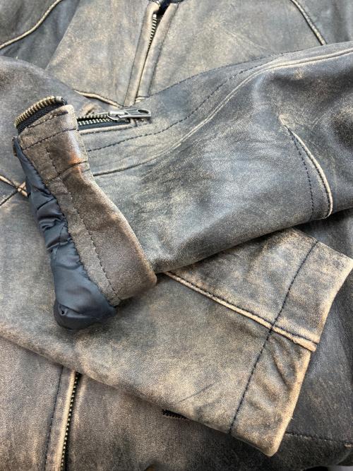 GAP（ギャップ）GAP (ギャップ) 00’s レザージャケット ブラウン サイズ:XLの古着・服飾アイテム