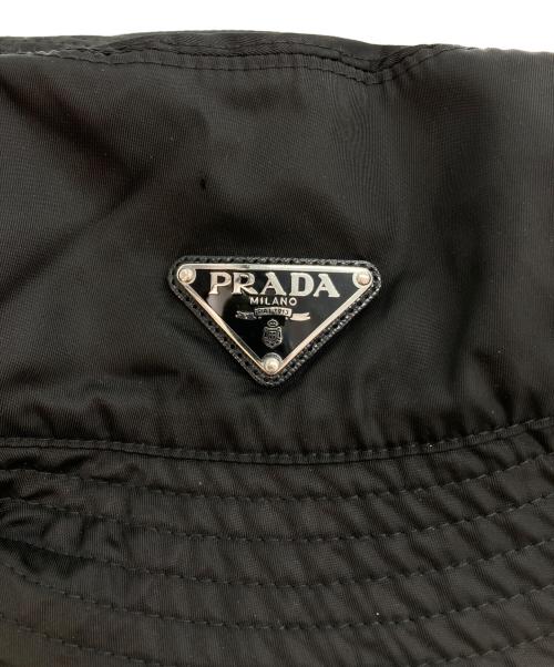 PRADA（プラダ）PRADA (プラダ) Re-Nylon バケットハット ブラック サイズ:Sの古着・服飾アイテム