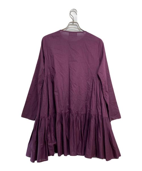 merlette（マーレット）merlette (マーレット) TOMORROW LAND (トゥモローランド) ティアードワンピース パープル サイズ:XSの古着・服飾アイテム