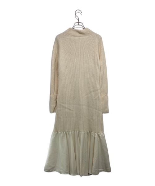 ESTNATION（エストネーション）ESTNATION (エストネーション) アルパカウールドッキングワンピース アイボリー サイズ:Fの古着・服飾アイテム