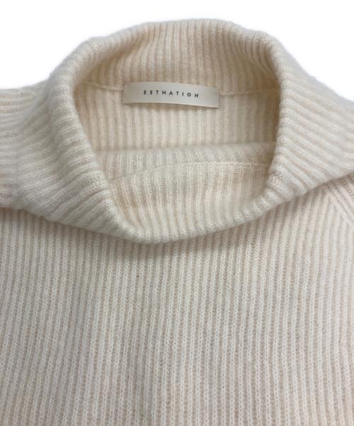 ESTNATION（エストネーション）ESTNATION (エストネーション) アルパカウールドッキングワンピース アイボリー サイズ:Fの古着・服飾アイテム