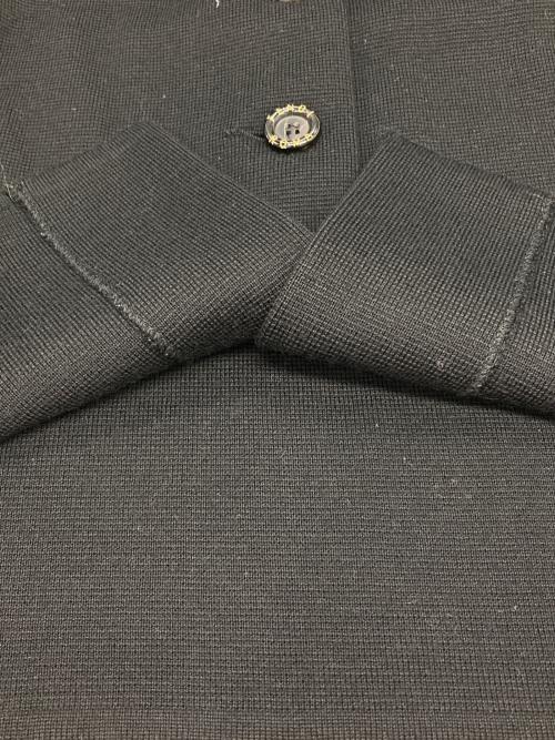 FENDI（フェンディ）FENDI (フェンディ) ファーカラー ニットジャケット ブラック サイズ:J 44の古着・服飾アイテム