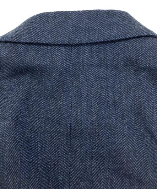 Stanley Blacker（スタンリー・ブラッカー）Stanley Blacker (スタンリー・ブラッカー) ヘリンボーンセットアップスーツ ネイビー サイズ:SIZE 94ALの古着・服飾アイテム