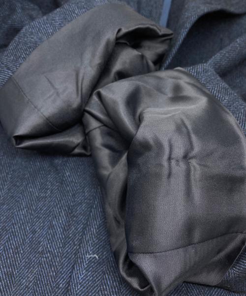 Stanley Blacker（スタンリー・ブラッカー）Stanley Blacker (スタンリー・ブラッカー) ヘリンボーンセットアップスーツ ネイビー サイズ:SIZE 94ALの古着・服飾アイテム