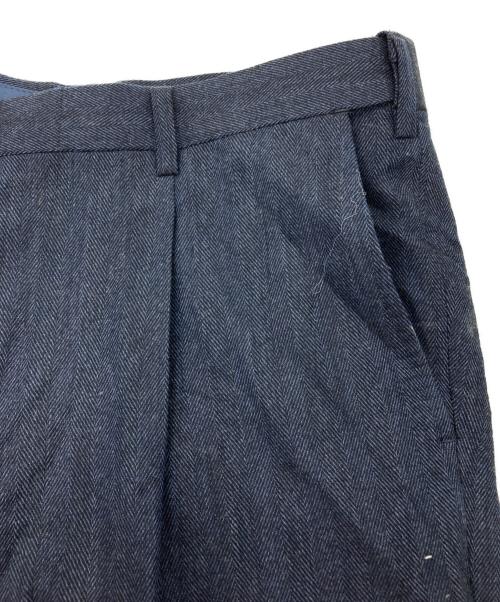 Stanley Blacker（スタンリー・ブラッカー）Stanley Blacker (スタンリー・ブラッカー) ヘリンボーンセットアップスーツ ネイビー サイズ:SIZE 94ALの古着・服飾アイテム