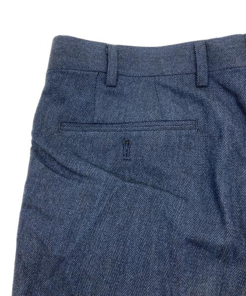 Stanley Blacker（スタンリー・ブラッカー）Stanley Blacker (スタンリー・ブラッカー) ヘリンボーンセットアップスーツ ネイビー サイズ:SIZE 94ALの古着・服飾アイテム