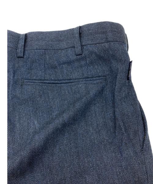 Stanley Blacker（スタンリー・ブラッカー）Stanley Blacker (スタンリー・ブラッカー) ヘリンボーンセットアップスーツ ネイビー サイズ:SIZE 94ALの古着・服飾アイテム