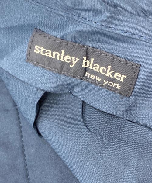 Stanley Blacker（スタンリー・ブラッカー）Stanley Blacker (スタンリー・ブラッカー) ヘリンボーンセットアップスーツ ネイビー サイズ:SIZE 94ALの古着・服飾アイテム