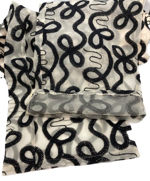 MAISON SPECIAL（メゾンスペシャル）MAISON SPECIAL (メゾンスペシャル) エンブロイダリーレースパンツ ベージュ サイズ:36の古着・服飾アイテム