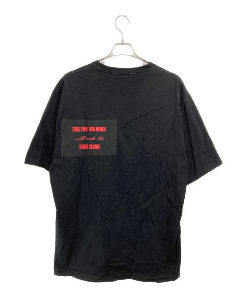 UNDERCOVER（アンダーカバー）UNDERCOVER (アンダーカバー) ランダムプリントパッチTEE ブラック サイズ:２の古着・服飾アイテム