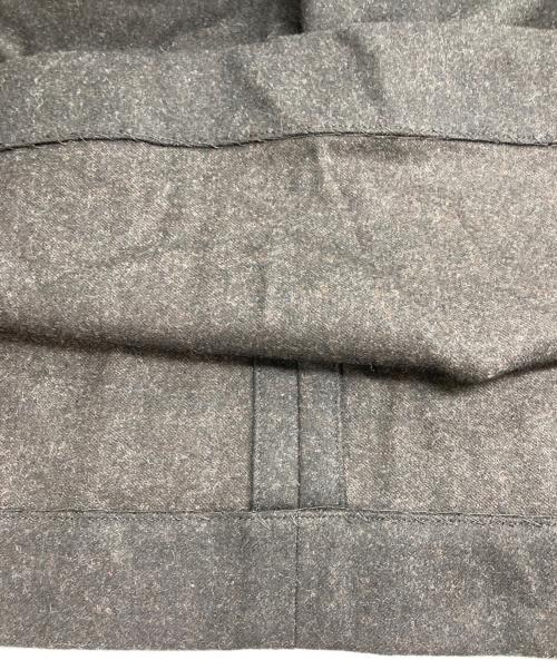 MARGARET HOWELL（マーガレットハウエル）MARGARET HOWELL (マーガレットハウエル) FOX BROTERS ウールタックスカート ダークグレー サイズ:SIZE 3の古着・服飾アイテム