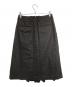 MARGARET HOWELL (マーガレットハウエル) FOX BROTERS ウールタックスカート ダークグレー サイズ:SIZE 3：9000円