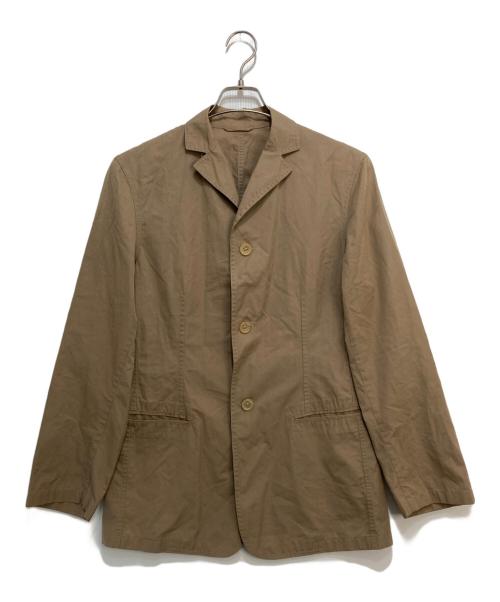 JIL SANDER（ジルサンダー）JIL SANDER (ジルサンダー) コットン3Bジャケット ベージュ サイズ:44の古着・服飾アイテム
