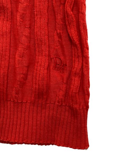 Christian Dior（クリスチャン ディオール）Christian Dior (クリスチャン ディオール) 半袖カットソー レッド サイズ:Lの古着・服飾アイテム