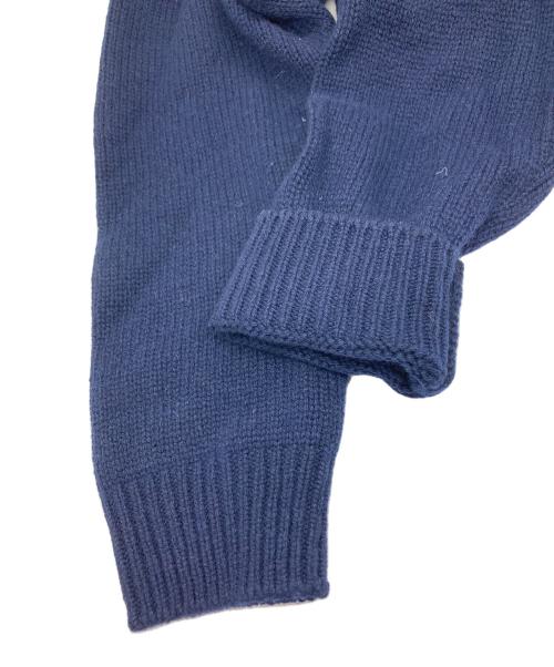 MARGARET HOWELL（マーガレットハウエル）MARGARET HOWELL (マーガレットハウエル) WOOL CASHMERE SILK FAIRISLE KNITWEAR ネイビー サイズ:2の古着・服飾アイテム