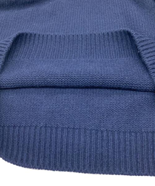 MARGARET HOWELL（マーガレットハウエル）MARGARET HOWELL (マーガレットハウエル) WOOL CASHMERE SILK FAIRISLE KNITWEAR ネイビー サイズ:2の古着・服飾アイテム