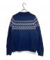 MARGARET HOWELL (マーガレットハウエル) WOOL CASHMERE SILK FAIRISLE KNITWEAR ネイビー サイズ:2：17000円