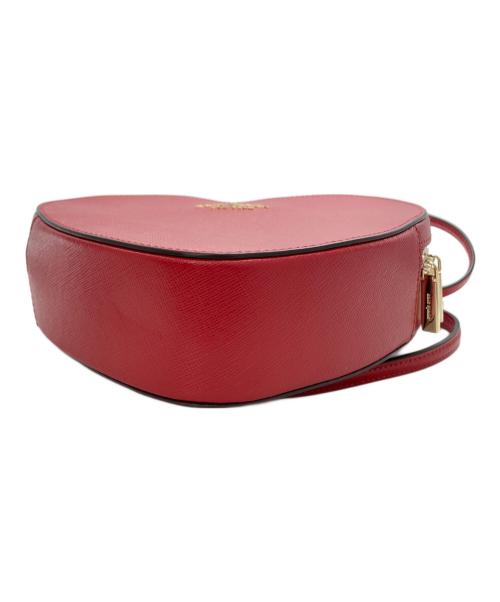 Kate Spade（ケイトスペード）Kate Spade (ケイトスペード) ハートショルダーバッグ レッドの古着・服飾アイテム
