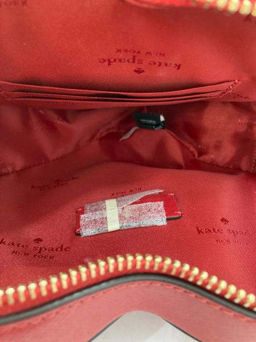 Kate Spade（ケイトスペード）Kate Spade (ケイトスペード) ハートショルダーバッグ レッドの古着・服飾アイテム