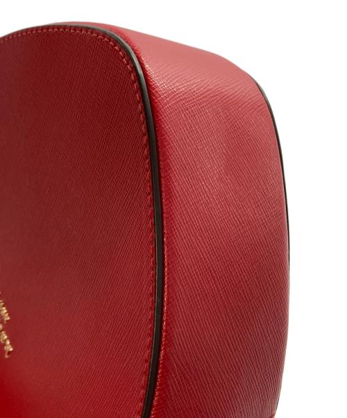 Kate Spade（ケイトスペード）Kate Spade (ケイトスペード) ハートショルダーバッグ レッドの古着・服飾アイテム